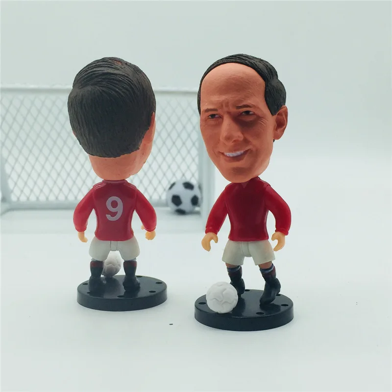 

Soccerwe Base Movable Soccer Figurine MU 9# Charlton Doll Red Kit Classic