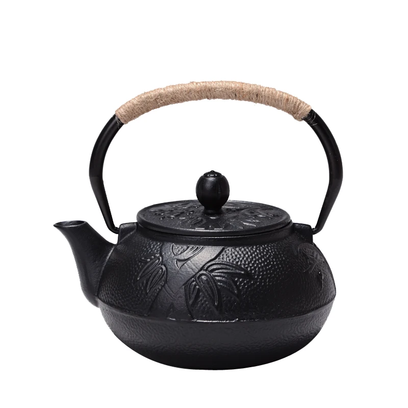 Teapot Meilan bamboo cast iron pot South Japan uncoated iron teapot