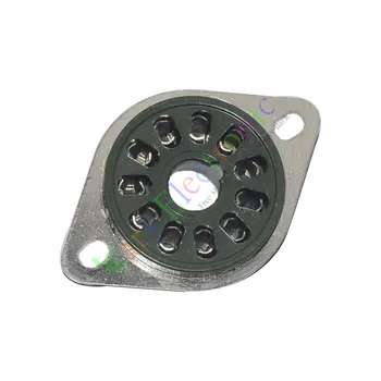 

Wholesale and retail 2pc 11pin Silver Copper Bakelite Vacuum Tube sockets audio amplifier radio DIY free shipping
