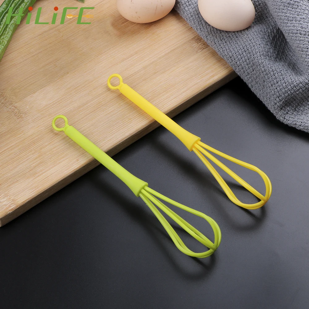 

HILIFE Cream Baking Flour Stirrer Kitchen Accessories Egg Tools Plastic Egg Beater Hand Whisk Mixer for Eggs Cooking Tool