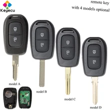 KEYECU Замена дистанционного ключа с 2 кнопками 433 МГц PCF7961M чип-FOB для Renault Sandero Dacia Logan Lodgy Dokker Duster