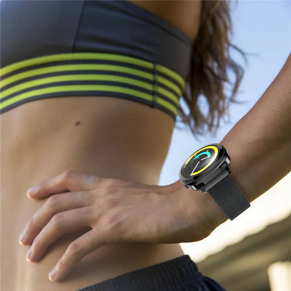 Ремешок для часов из нержавеющей стали с миланским кольцом Samsung Gear Sport 20 мм