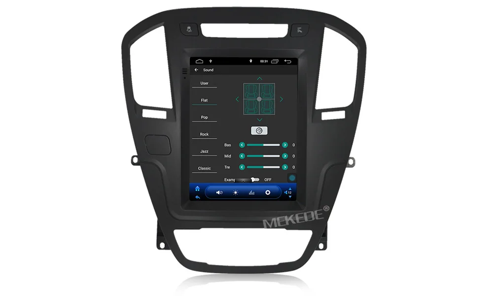 Discount MEKEDE Car Radio Android 8.1 Tesla Style GPS Navigation DVD Player for Opel Insignia Vauxhall Holden 2008-2011 CD300 CD400 8