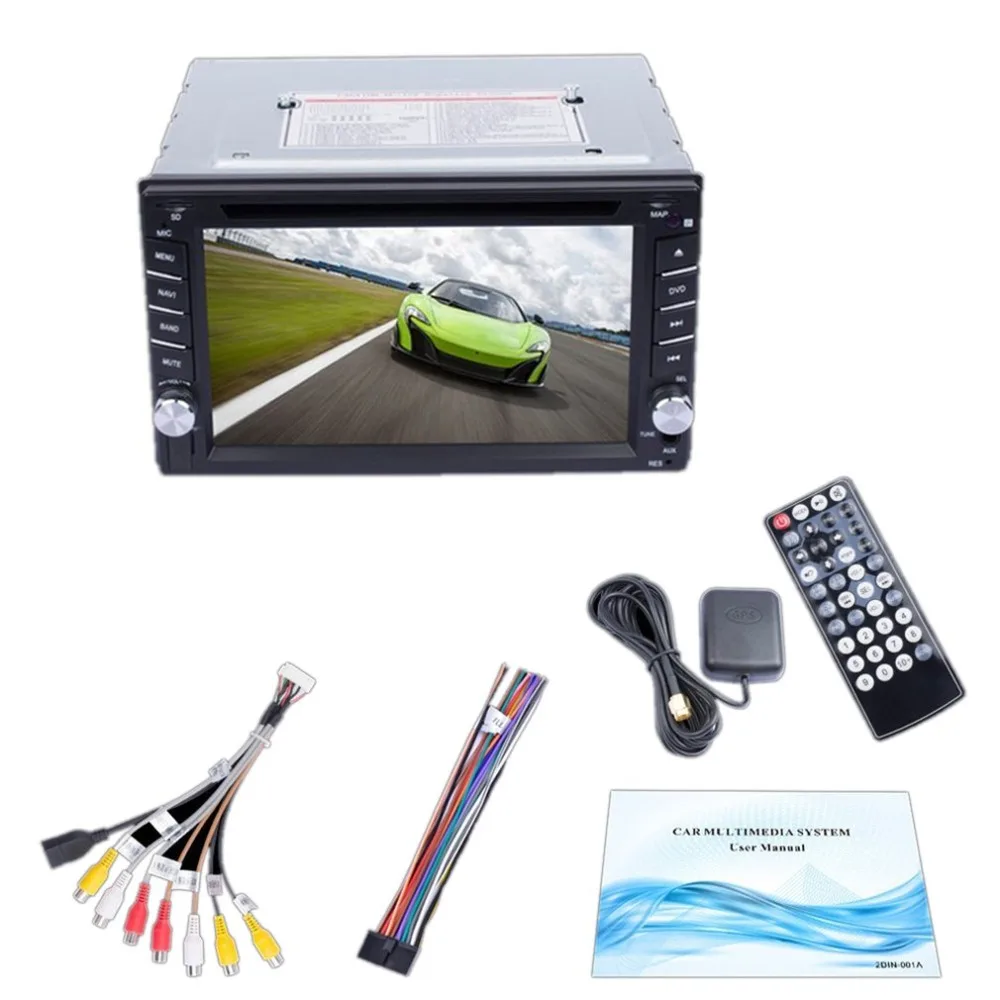 

6.2 inch 2DIN High Definition Touch Screen Universal Car DVD Player Auto Stereo FM/AM Radio GPS Navigation Unit