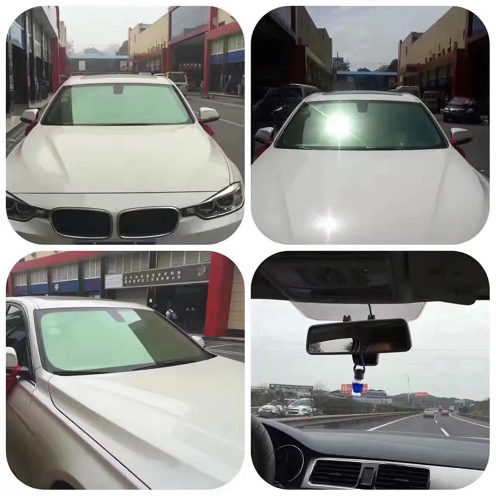 Хамелеон окно оттенок пленки лобовое стекло фильм для автомобиля 60% VLT наружное Стекло окна отвод тепла фильм хамелеон зеленый 1,5 м x 3 м