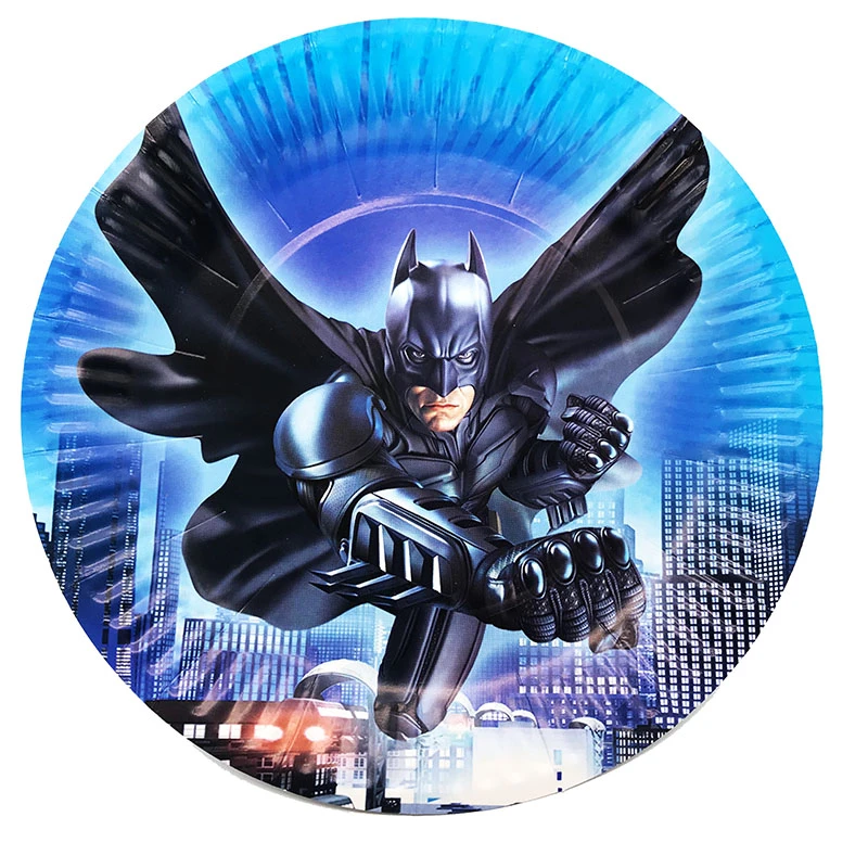 10pcs/pack Batman theme paper plates Batman disposable plates Batman  disposable dishes birthday party decorations|Đồ Ăn Tiệc Dùng Một Lần| -  AliExpress