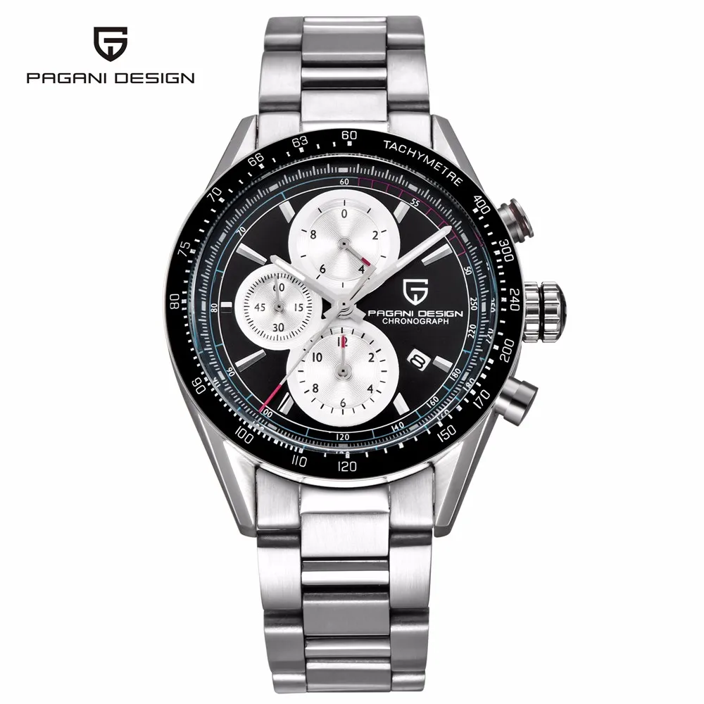 

PAGANI DESIGN Mens Watches Fashion Sport Quartz Watch Men Dive Male Clock Chronograph Military Waterproof Wristwatch erkek saat