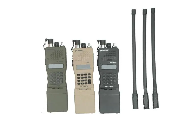 Tactical PRC-152 Dummy Radio Case plastic airsoft game headset headphone black DE OD (9)