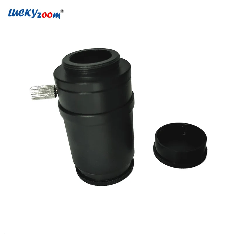 Lucky Zoom Brand New Professional Lucky Zoom Microscope Trinocular Camera Adapter 1X C-Mount Adapter for Trinocular Microscope Digital CCD USB Camera Interface