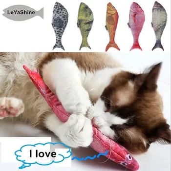 

Simulation Catnip Fish Pet Cat Kitten Catch Toy Artificial Mint Fish Cat Kitten Interactive Chew Toy Pet Cat Play Fish Toy Gift