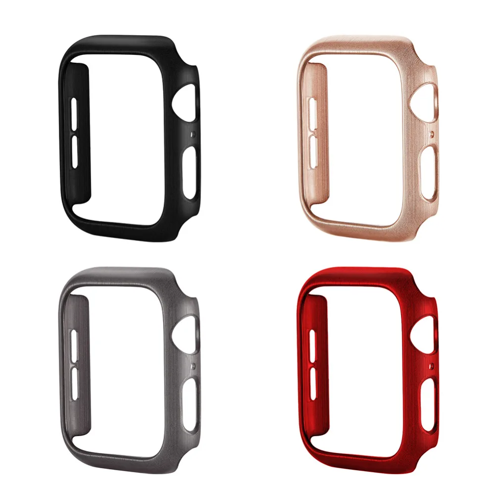 Мягкие часы из поликарбоната для Apple Watch Band 40 мм 44 iwatch 4 защитный чехол экрана