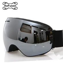Ski Goggles 2019 New Brand Professional Anti fog Double Lens UV400 Big Spherical Men Women Ski