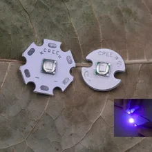 1 шт. Epileds 5050 УФ фиолетовый 395nm светодиодный излучатель свет лампы на 16 мм 20 мм Алюминий печатной платы