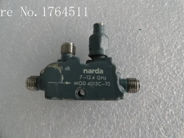 

[BELLA] Narda 4015C-10 7-12.4GHZ 10DB SMA fixed coaxial coupler