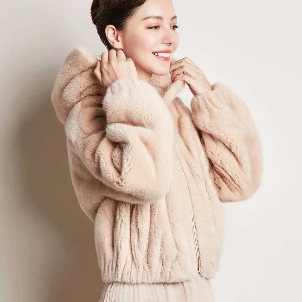 Роскошные пальто с мехом женские зимние норки high end наивысшего качества куница