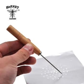

HORNET Aluminum Hookah Wooden Foil Poker Puncher Foil Piercing Tool Single Needle Foil Puncher For Shisha Hookah Accessories