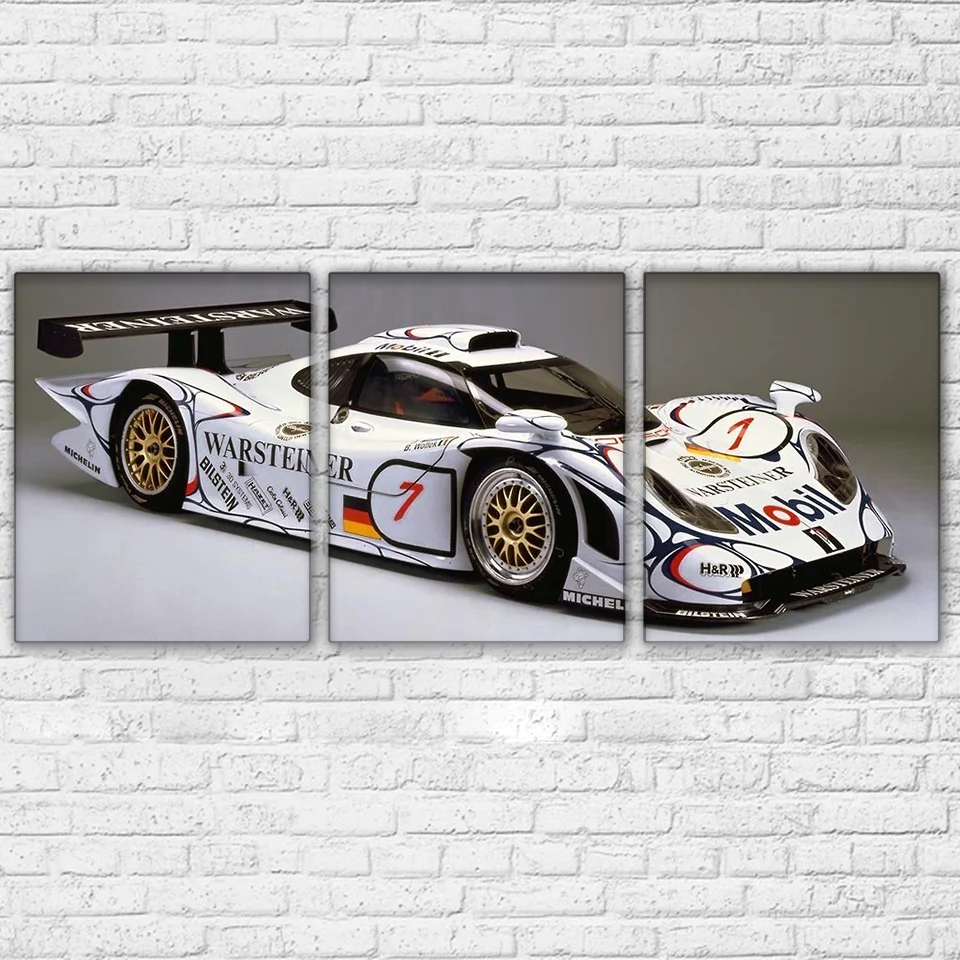 Canvas Pictures Wall Art Framework Home Decor 3 Pieces White Super Cool