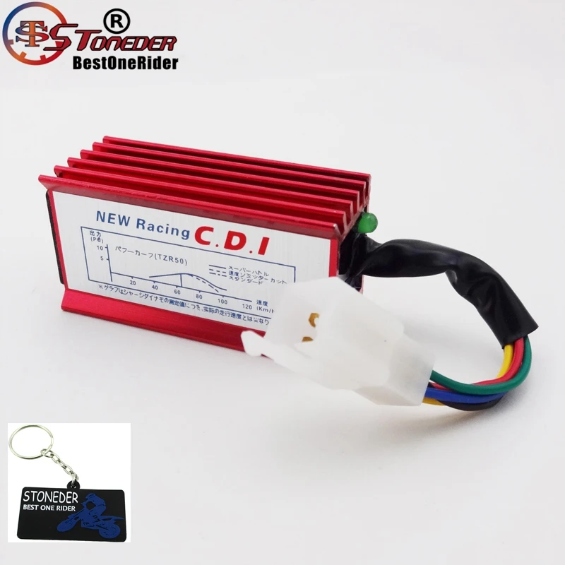 STONEDER Red 5 Pin Racing AC CDI Коробка зажигания для 50cc 90cc 110cc 125cc 140cc 150cc 160cc Pit Dirt Bike CRF50 TTR XR SSR