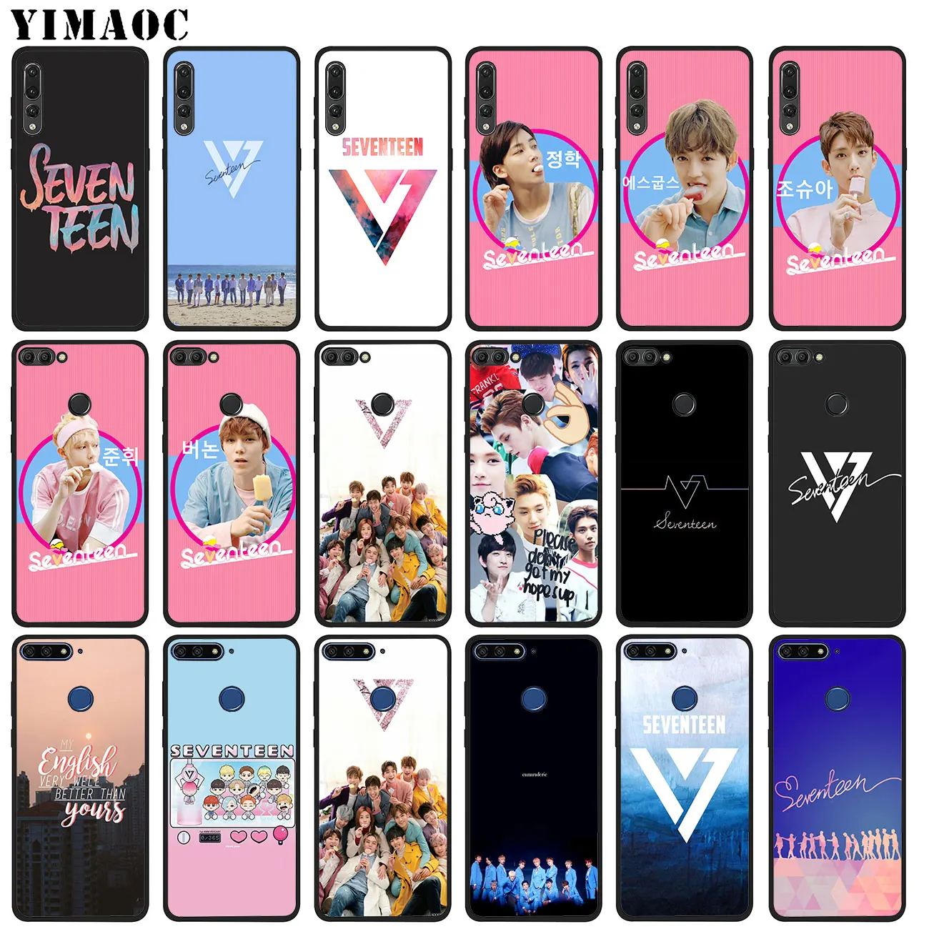 YIMAOC Seventeen JEONGHAN kpop 17 Мягкий силиконовый чехол для телефона Huawei P20 Pro P10 P9 P8 Lite Mini 2017 P