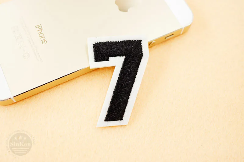 Number: 0 1 2 3 4 5 6 7 8 9 Size:3.8*5cm Patch Embroidered Applique Sewing Clothes Stickers Garment Apparel Accessories Synthetic Leather