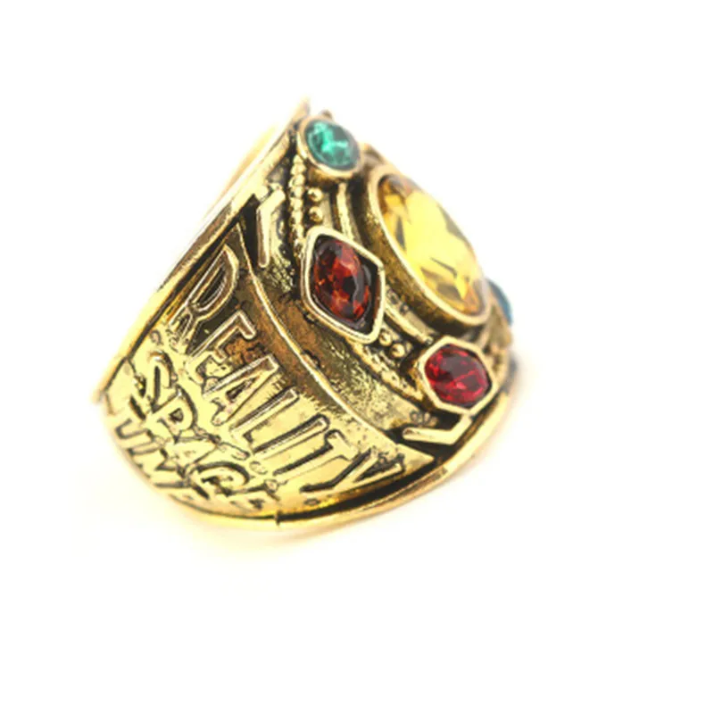 

Child Adult Thanos Alloy Ring Jewelry Avengers Infinity War Infinity Gauntlet Power Movie Avengers Cosplay Accessories