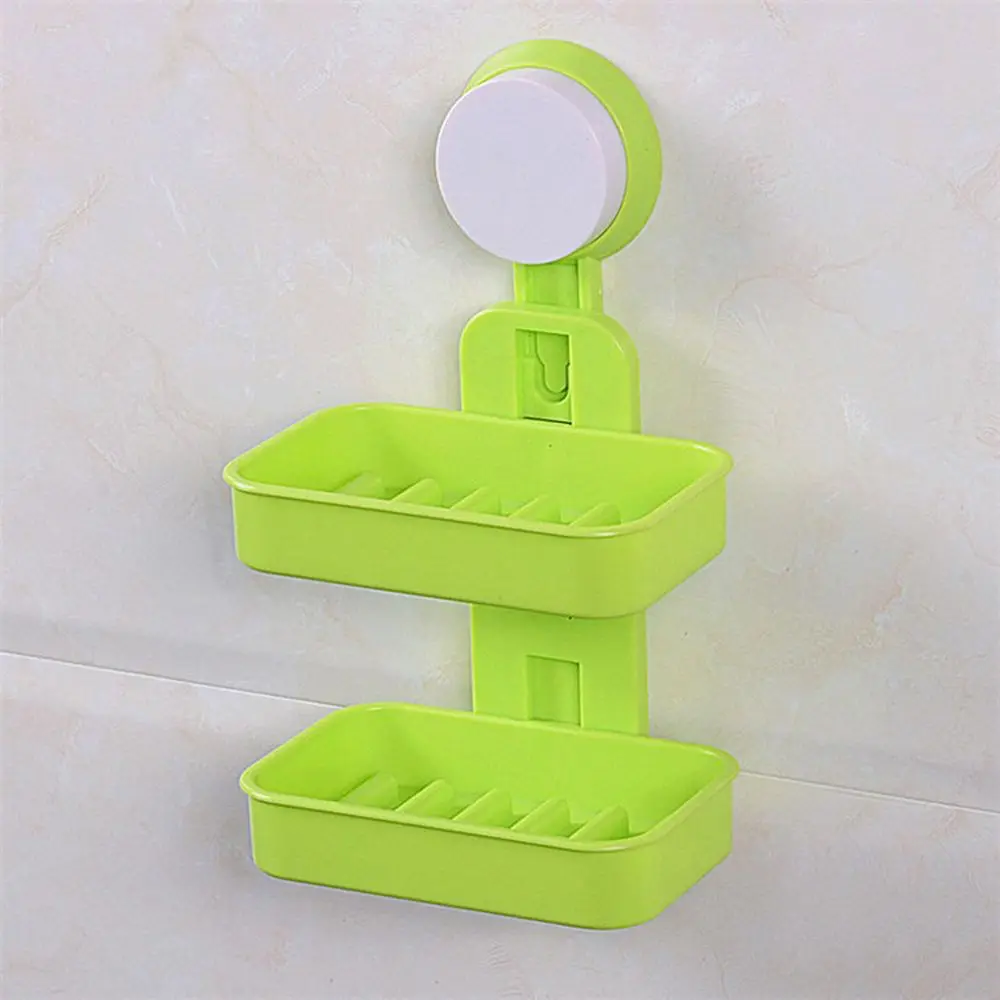 New Popular Delicate Two double Wall Mounted Type Bathroom Soap Dish