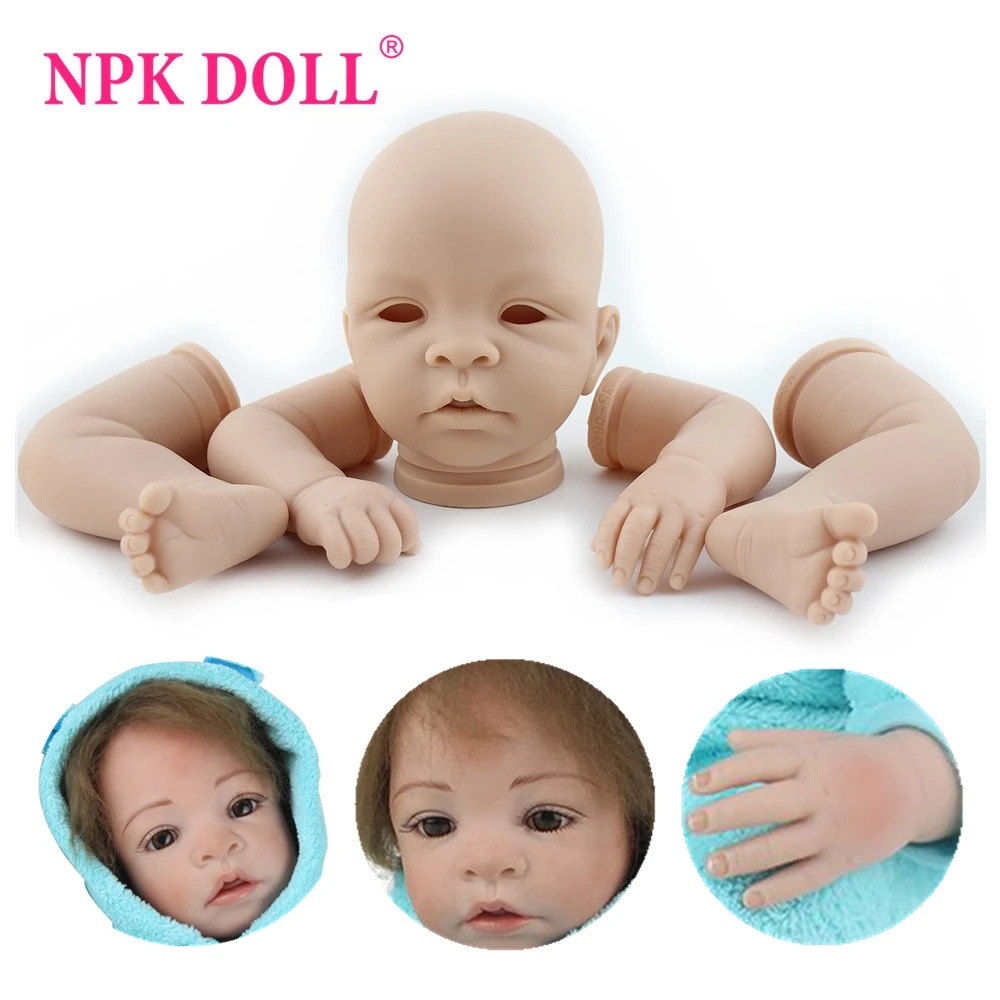 NPKDOLL силиконовые куклы Reborn Bebe пустые наборы DIY реалистичные ручной работы