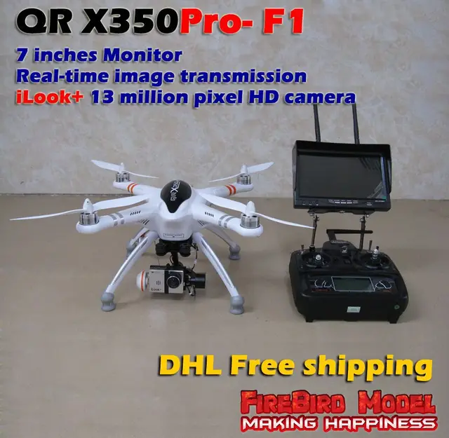 Dji phantom or walkera qr x350 pro российский ударный мультикоптер