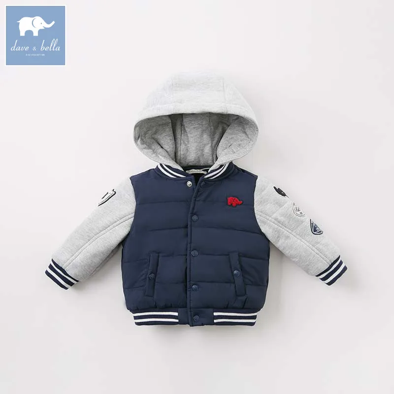 

DB8448 dave bella winter baby padding jacket children boys fashion outerwear kids padding coat