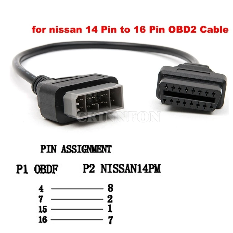 Nissan 14 pin распиновка