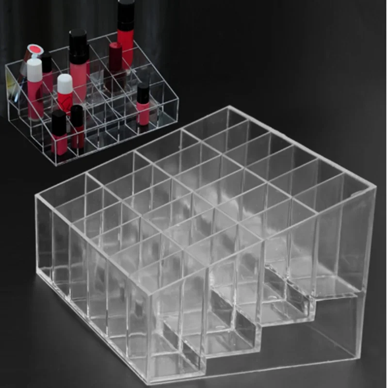 24 Grid Ring Necklace Bracelet Earrings Acrylic Jewelry Organizer Storage Box Holder Jewelry Accessories Packaging Display
