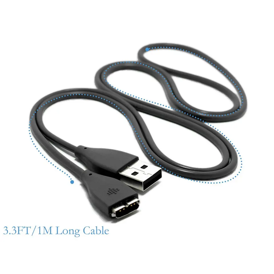 Caricabatterie Kissmart Di Ricambio Per Fitbit Surge - Cavo USB Con Ricarica Rapida