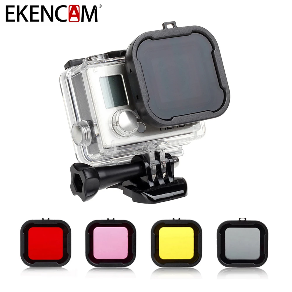 Diving Filter for EKEN H9 GoPro Hero 4 Xiaomi Yi 4K Camera Diving