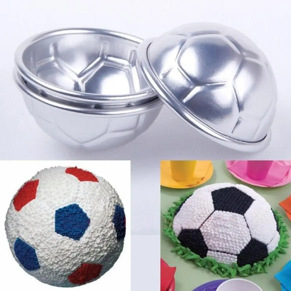 2Pcs Football Design Cooking Mold Bakeware Kitchen Bread Cake Decorate