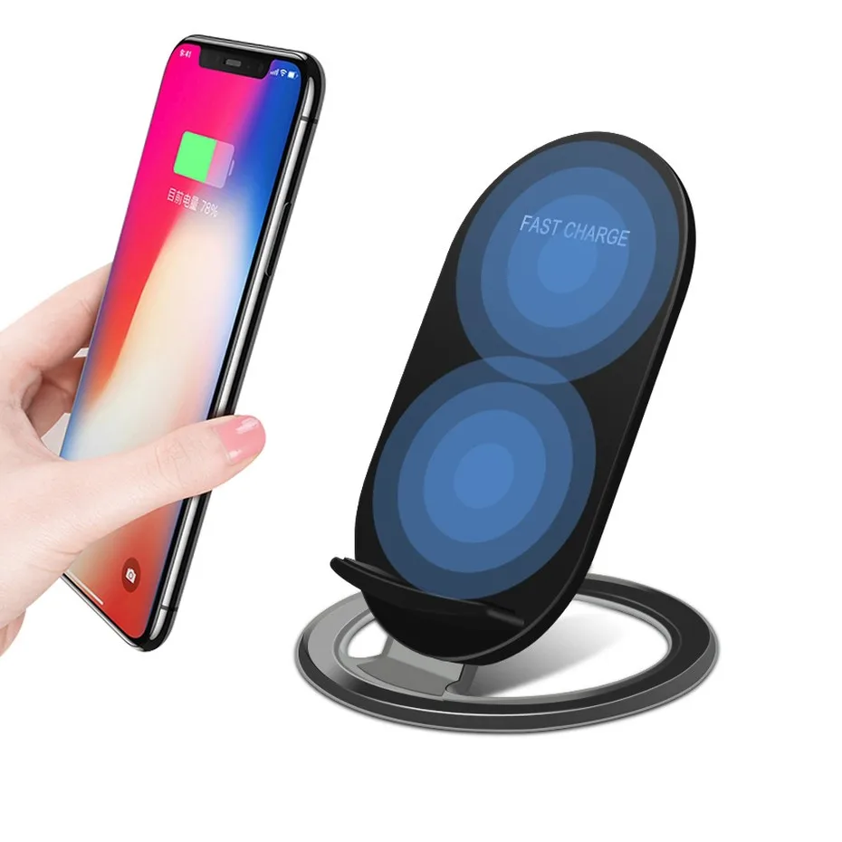 PINGZHENG Universal Wireless Charger For iPhone X 8 Plus Charger Wireless Adapter Android Phone Micro USB Mobile Phone Charger (2)