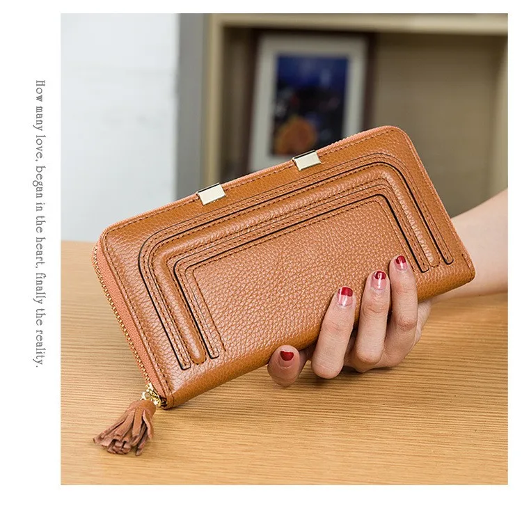 women genuine leather wallet 0-2
