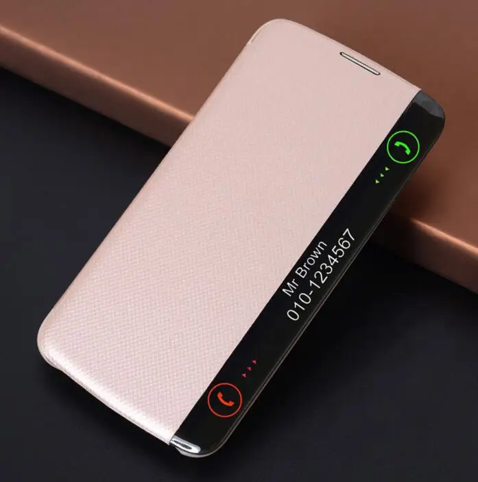 Чехол FGHGF для LG K10 Smart кожаный чехол с откидной крышкой LTE 2016 окошком просмотра