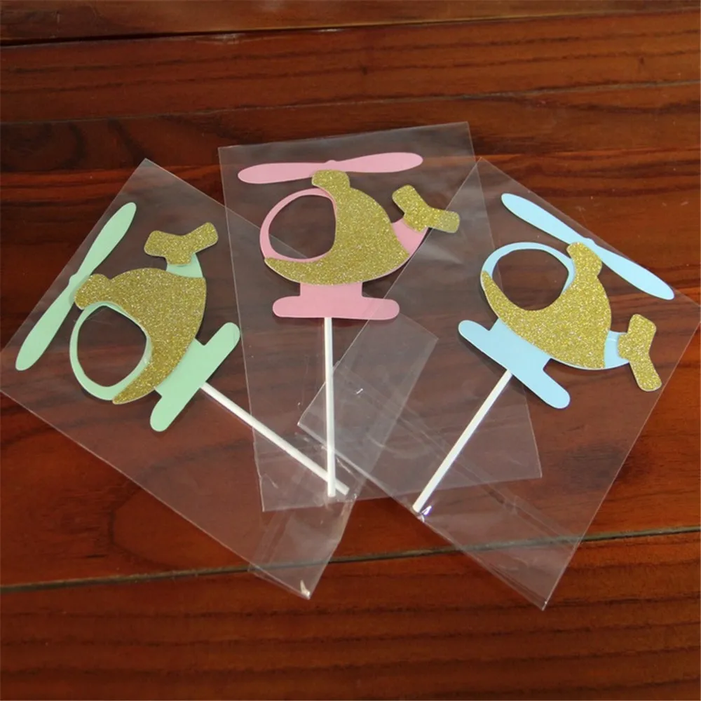 CRLEY 12 шт./лот торт фигурки жениха и невесты; Вертолет персонализированные детские подарки для мальчиков девочек карт на магните с торт сувениры Быстрая