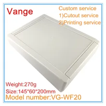 1 шт./партия, настольный корпус, коробка 145*60*200 мм ABS пластиковые корпусы для устройств diy для беспроводного электрического модуля маршрутизатора