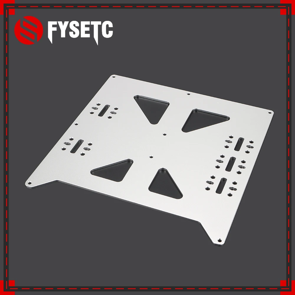 الألومنيوم Y النقل بأكسيد لوحة مع SC8UU pgrade Prusa i3 V2 الساخن السرير دعم لوحة ل Prusa i3 RepRap DIY 3D طابعة أجزاء