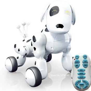 

Zhenwei Multi functional Wireless R/C Smart Dog Remote Control Robot Dog Electronic Pet Kids Toy Bionic Intelligence Toy
