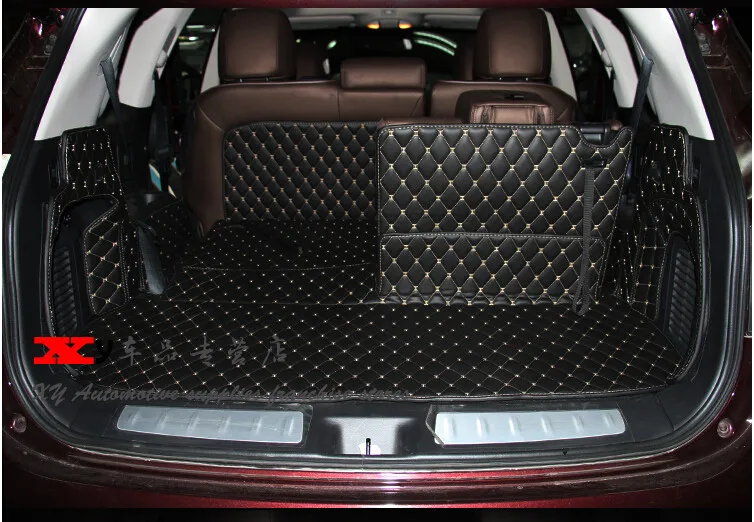 Высокое качество! Специальные автомобильные коврики для багажника Nissan Pathfinder 7 мест-2013 прочный грузовой лайнер загрузки ковры для Pathfinder