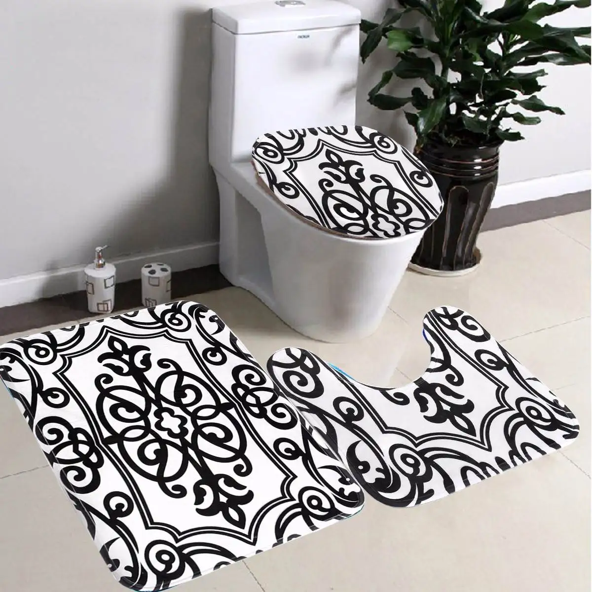 Wit badkamer rug koop goedkope wit badkamer rug loten van chinese ...