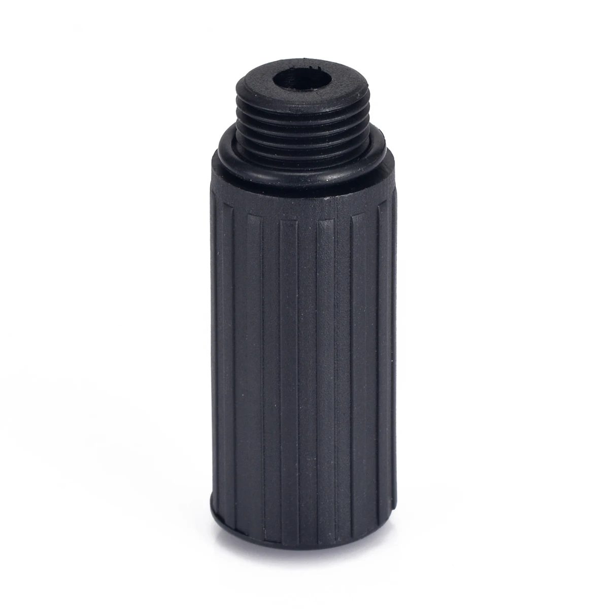 Thread 1.50mm x M15 Small Compressor Replacement Air pump Accessories with Gasket Seal Plastic Black