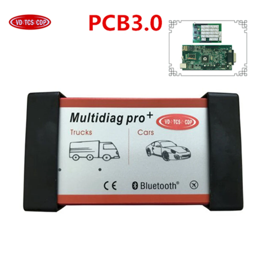 

V3.0 pcb multidiag pro plus VD tcs CDP PRO plus with bluetooth 2016.0 version free active new vci obd2 scanner for cars /trucks