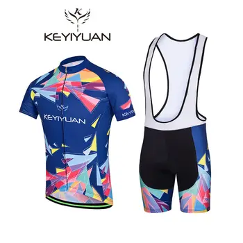 

2018 men KEYIYUAN Rotatable gear cycling clothing cycling Jersey Jersey Probike upper garment cycling jacket set