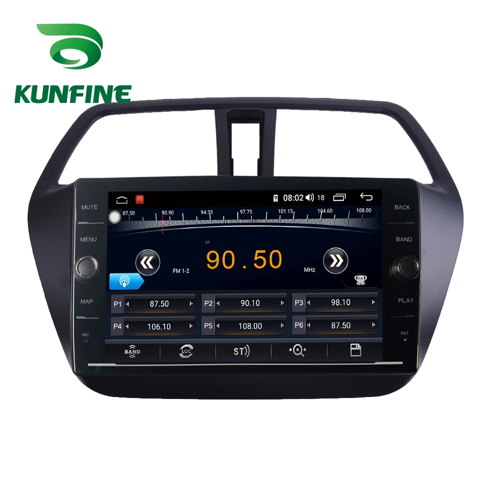 Discount Octa Core RAM 4GB Android 8.1 Car DVD GPS Navigation Player Deckless Car Stereo for Hyundai IX45 2017 Radio Unit Wifi 4G 7