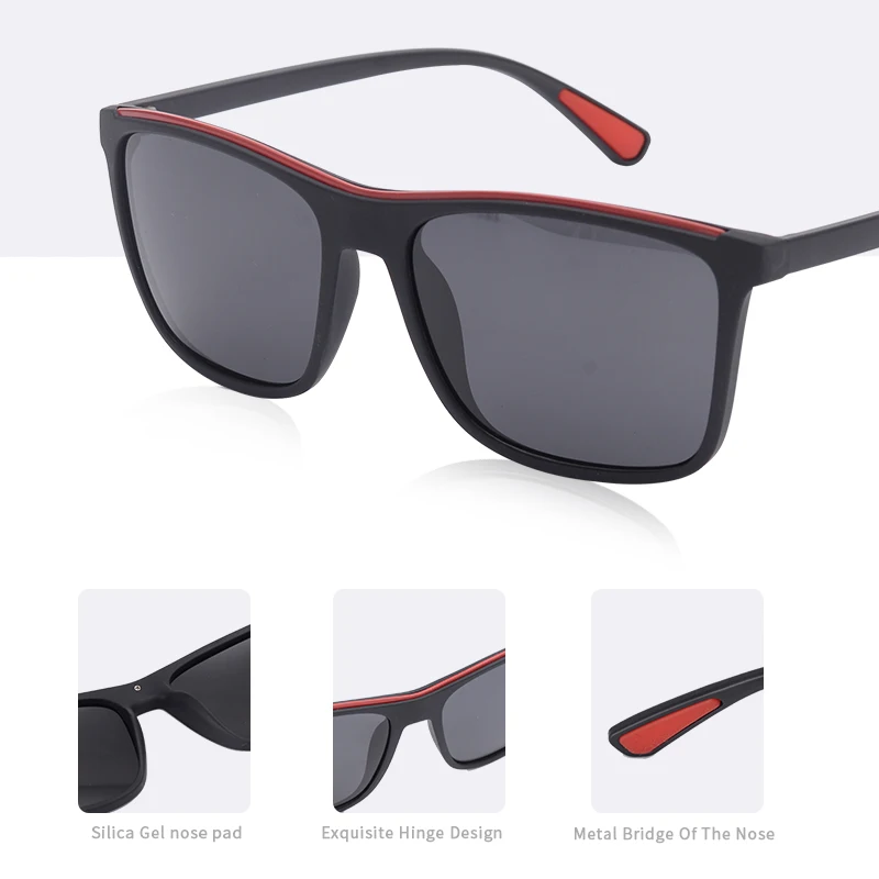 AOFLY, модные поляризационные солнцезащитные очки для мужчин и женщин, Ультралегкая оправа TR90, фирменный дизайн, Винтажные Солнцезащитные очки для вождения, мужские очки, UV400