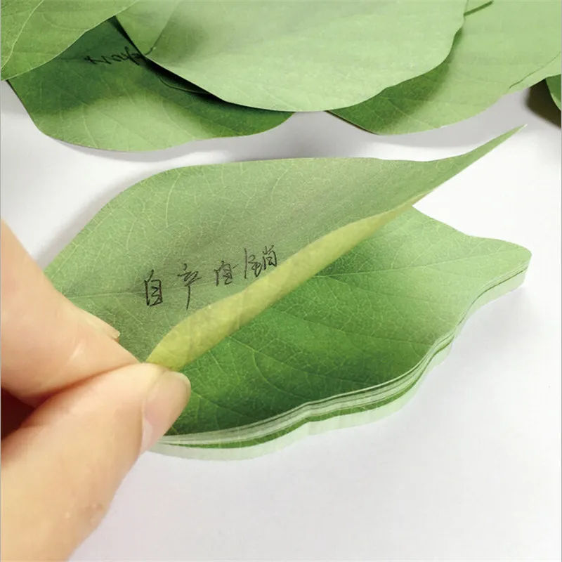 Creative Leaves Sticky Notes Classroom Memo Pad Paper Sticker Post It
