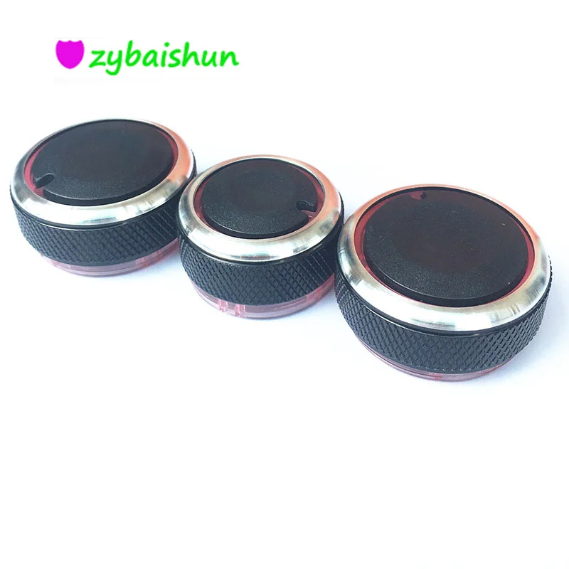 

Car styling Air conditioning switch adapted special aluminum alloy decoration ultra bright For Volkswagen VW Polo 2004-2013
